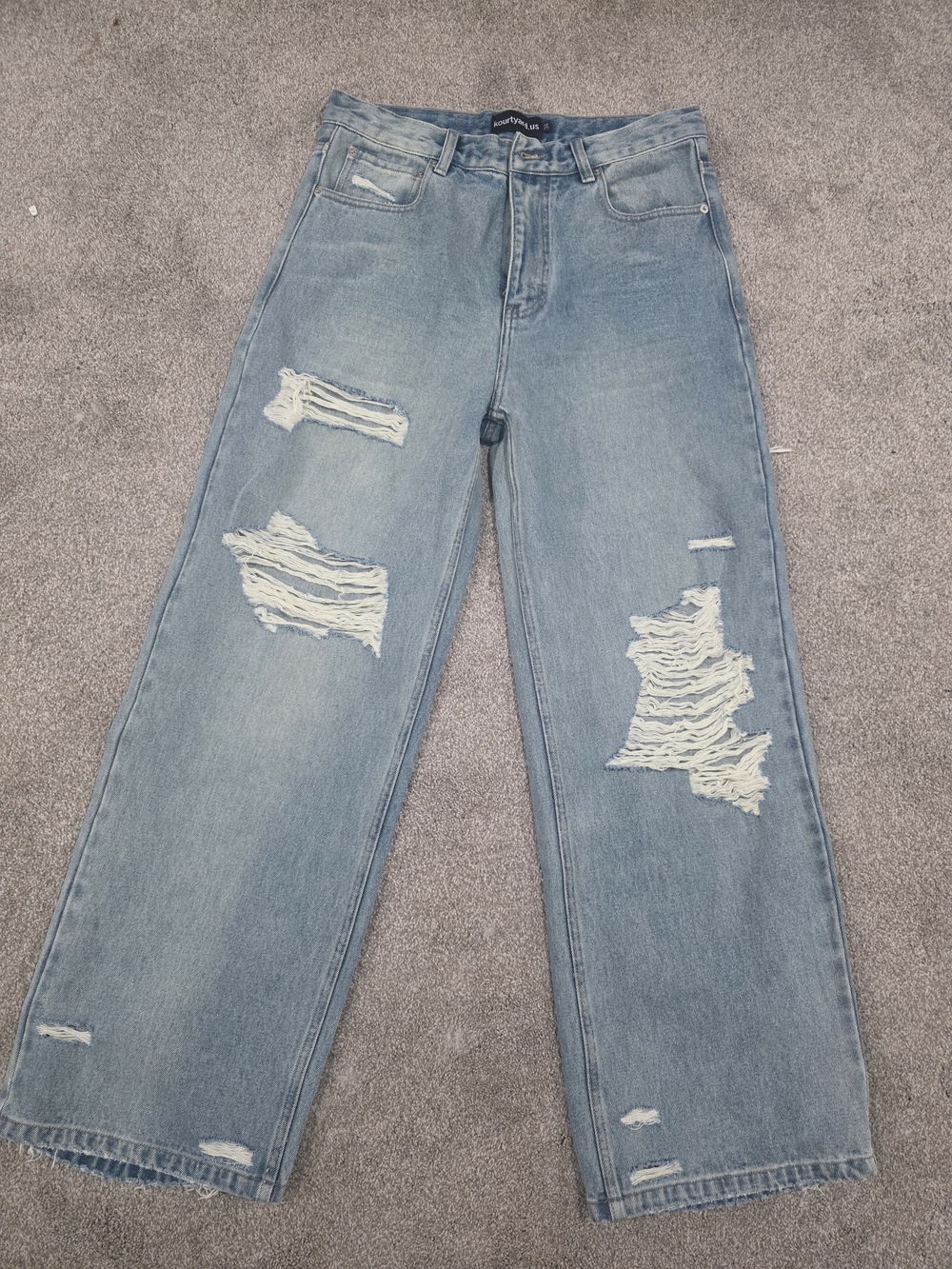 KourtYard Uncut Denim Jeans